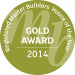 2014 Registered Master Builders House of the Year Gold Award badge.
