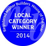 2014 Registered Master Builders House of the Year Local Category Winner badge.