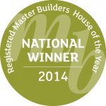 2014 Registered Master Builders House of the Year National Winner badge.