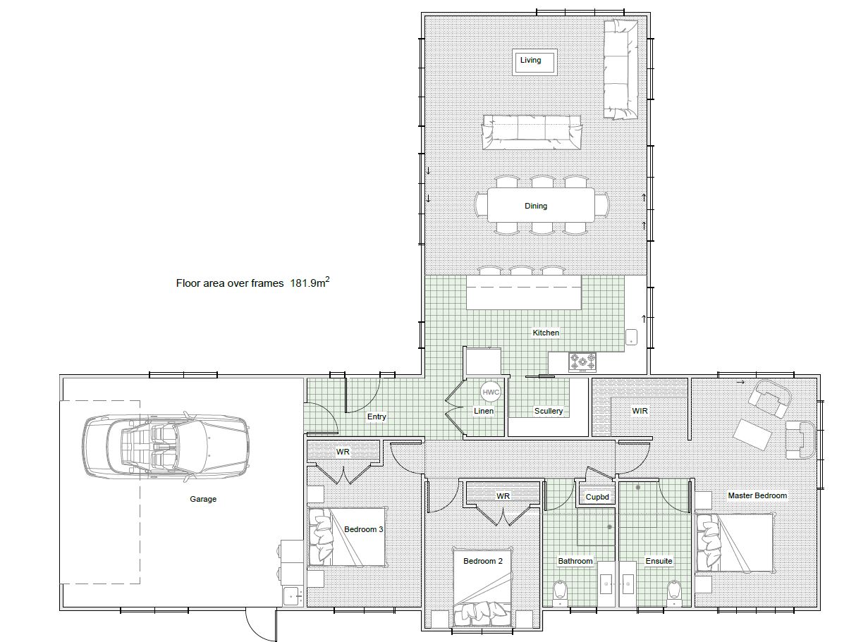 Floor plan 156 kupe